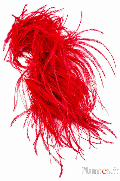 Struzzo ciocca senza cuore - 10 cm - carmino